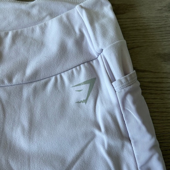 Gymshark Purple Leggings w/ Pockets and Mesh Detailing - Picture 3 of 6